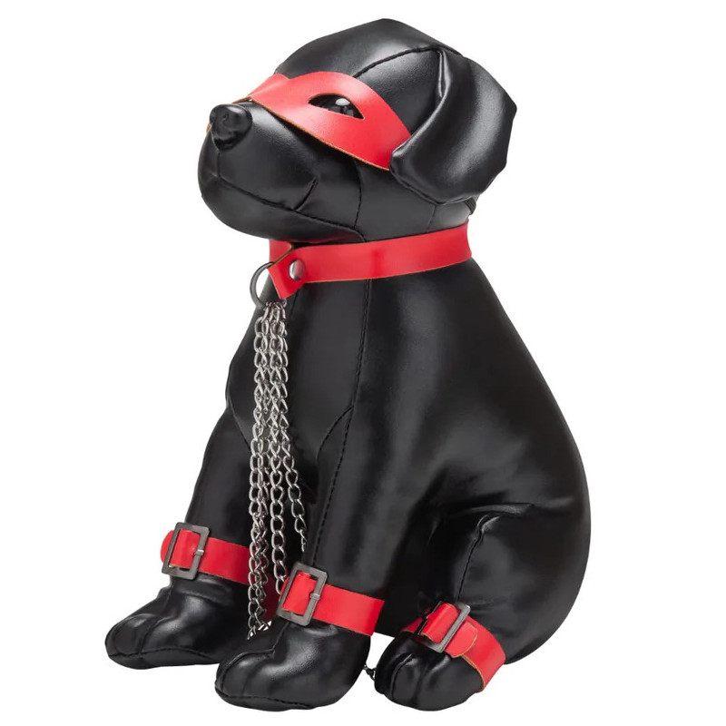 Prowler RED Chien en Simili Captain Chains 24cm Noir